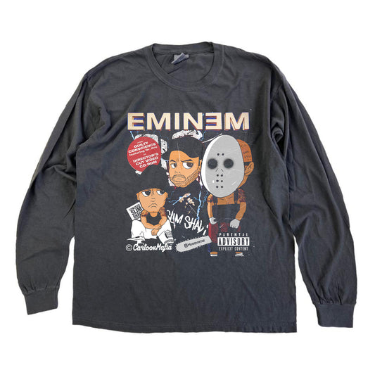 EMINEM CARTOON LONG SLEEVE RAPTEE