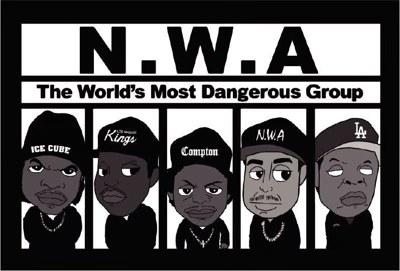 NWA HOODIE (BLACK)